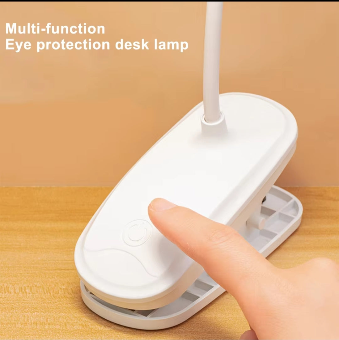 LED Table Lamp with Built-In Battery / 360° Flexible Touch Dimming, 3 Modes for Bedroom, Kids Study, Reading, and Eye Protection