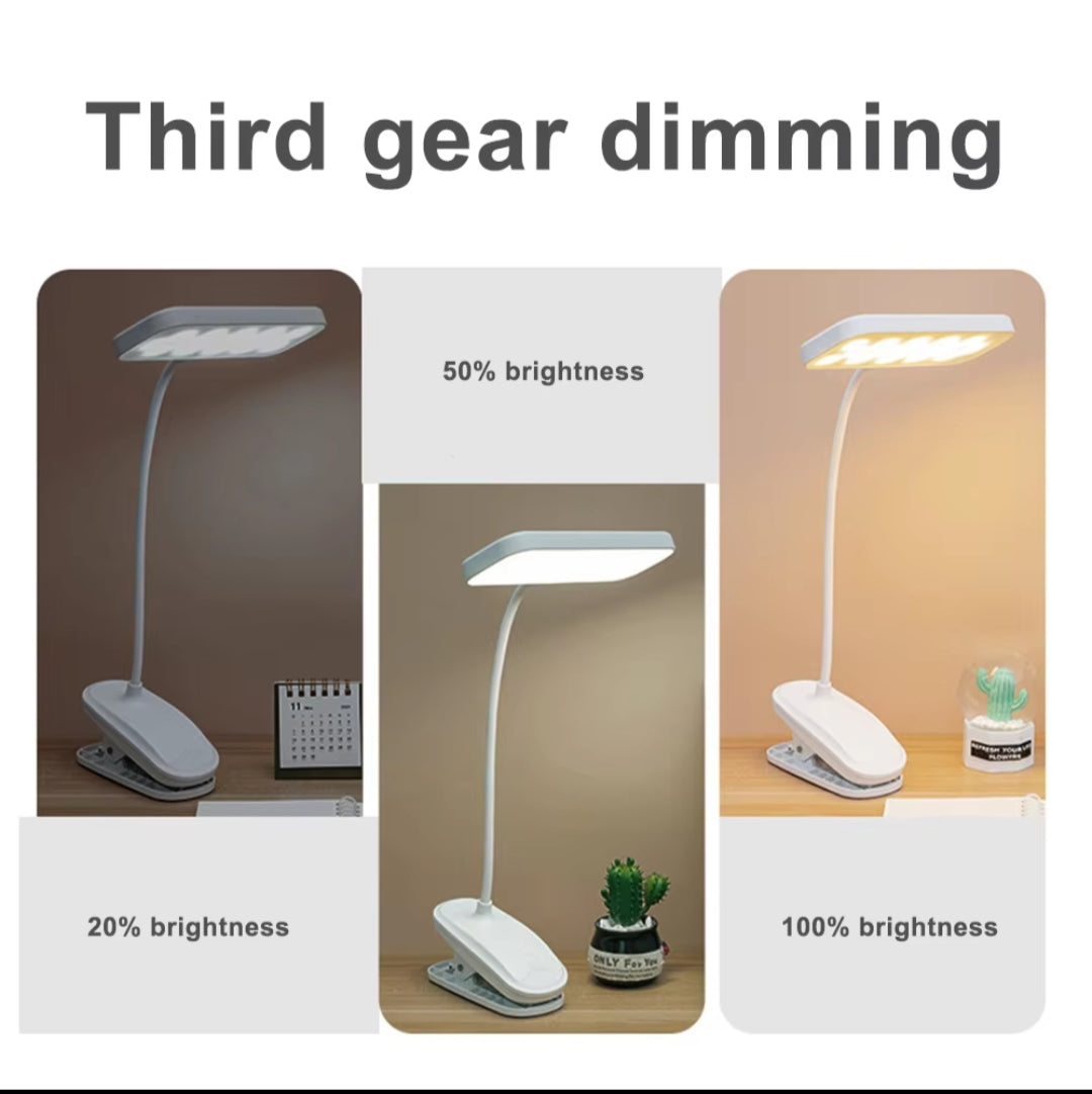 LED Table Lamp with Built-In Battery / 360° Flexible Touch Dimming, 3 Modes for Bedroom, Kids Study, Reading, and Eye Protection