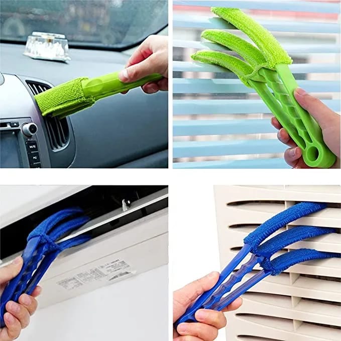 1Pc Window Blinds Cleaning Brush Multifunctional Dust Brush for Air Conditioning, Shutters, and Home Cleaning Tools