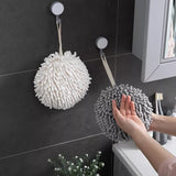 Chenille Quick Drying Kitchen & Bathroom Towel Ball |Soft Absorbent Microfiber Sponge| Size: 17cm*17cm*17cm