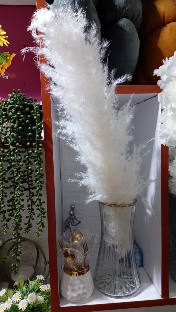 Artificial Flowers Pampas Realistic Silk Decorative Flowers for Home, Office, Weddings, and Events