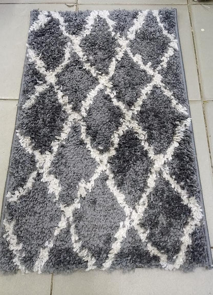 Shaggy Doormat | Soft & Absorbent | Size 50x80 cm | Stylish Entrance Rug for Home