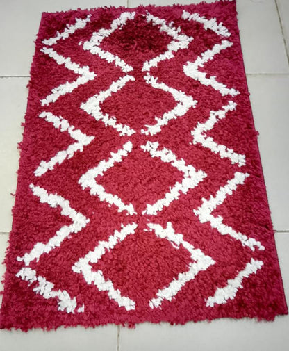 Shaggy Doormat | Soft & Absorbent | Size 50x80 cm | Stylish Entrance Rug for Home