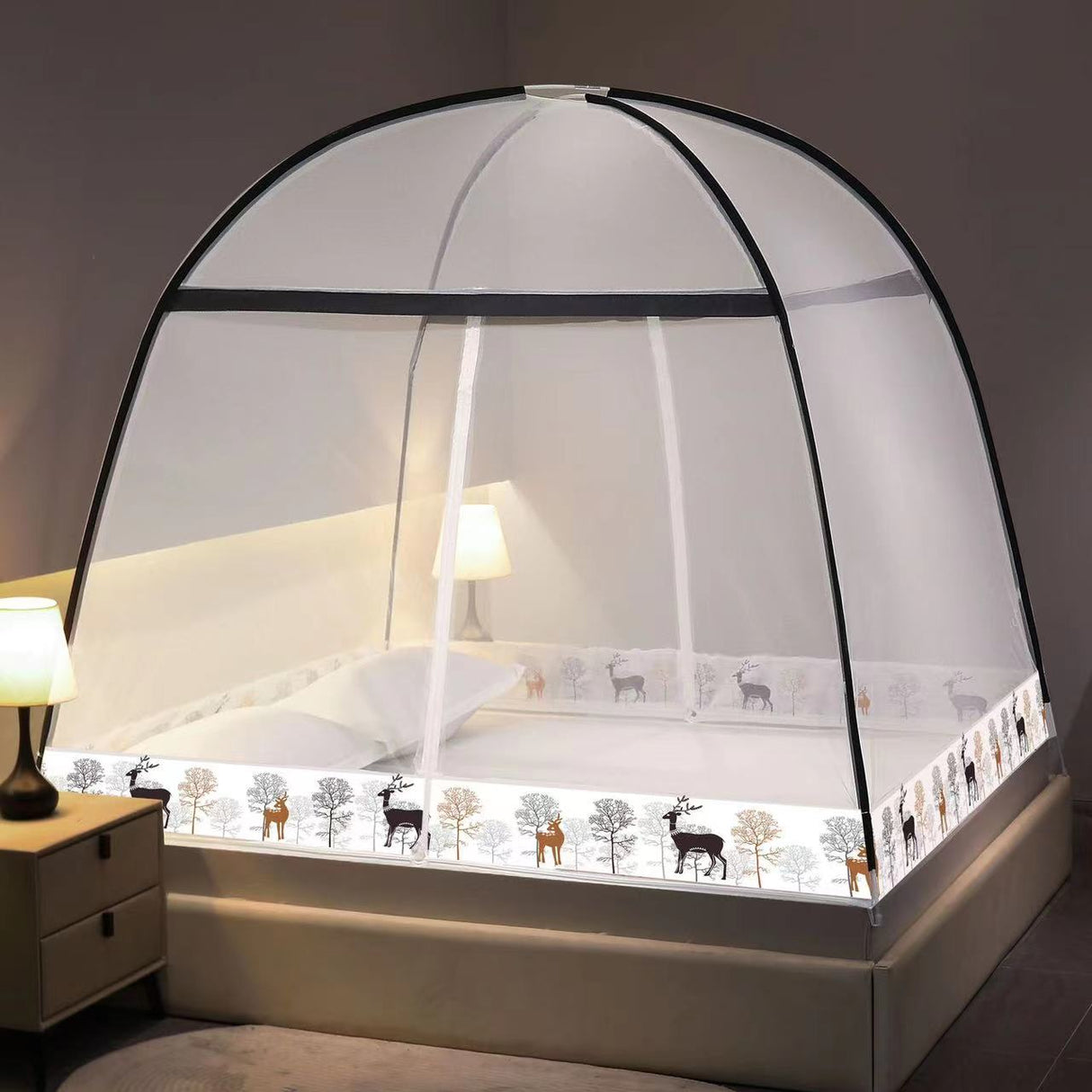 Foldable Dome-Type Mosquito Net