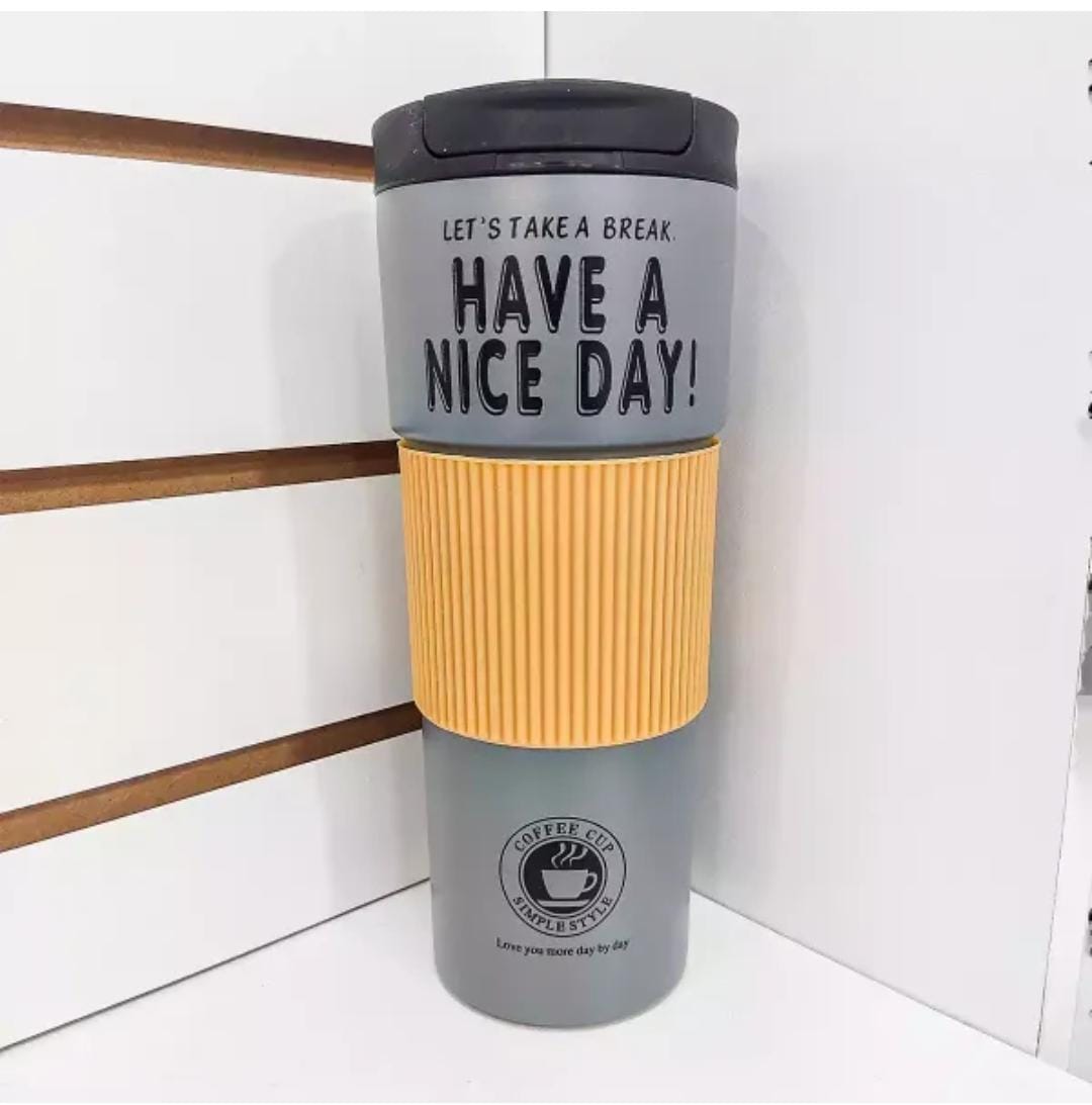 600ml Have A Nice Day Stainless Steel Thermocup