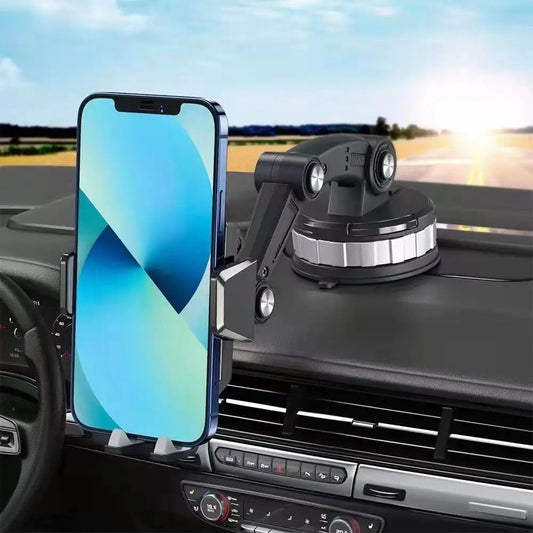 Universal 360° Rotating Car Dashboard Phone Holder | Adjustable Mount for 4 to 6 Inch Smartphones