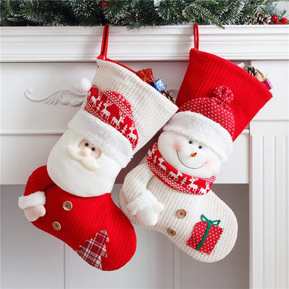 Large Christmas Stocking Socks | Festive Home Decoration | Christmas Tree Ornament