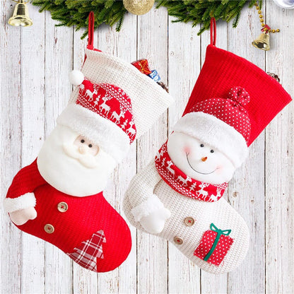 Large Christmas Stocking Socks | Festive Home Decoration | Christmas Tree Ornament