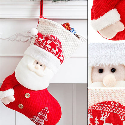 Large Christmas Stocking Socks | Festive Home Decoration | Christmas Tree Ornament