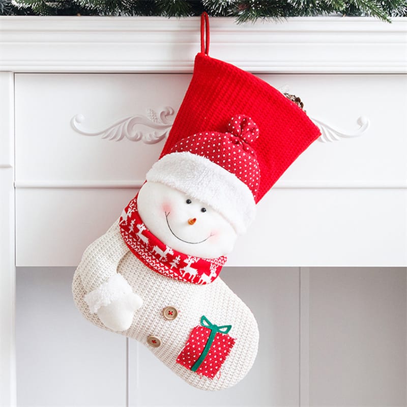 Large Christmas Stocking Socks | Festive Home Decoration | Christmas Tree Ornament