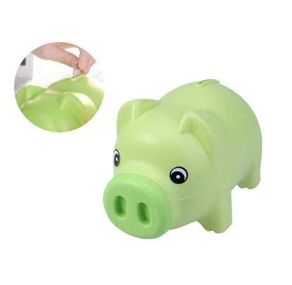 Piggy Banks  2 Types | Metallic with Padlock & Keys | Hard Plastic Pig Shape. available in multiple colours