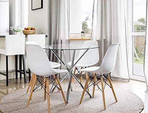 Ameirah Table with Gold Legs | Elegant Dining & Living Room Table | Stylish Home Decor