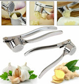 Manual Garlic Crusher Stainless Steel Handheld Garlic Press for Effortless Crushing