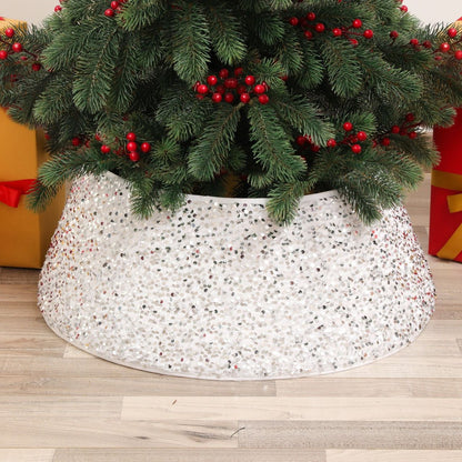 Christmas Tree Decorations | Creative Printed Sequins Stereoscopic Tree Skirt | Tree Bottom Decoration