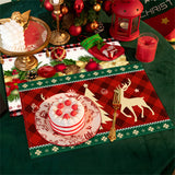 1pc Christmas Placemats for Dining Table | Festive Table Mats for Kitchen & Dining Decoration