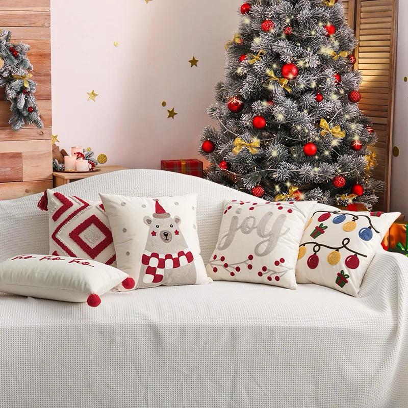 High Quality Decorative Christmas Pillow Covers | Set of 3