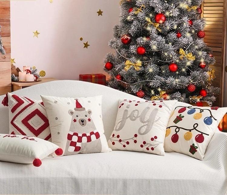 High Quality Decorative Christmas Pillow Covers | Set of 3