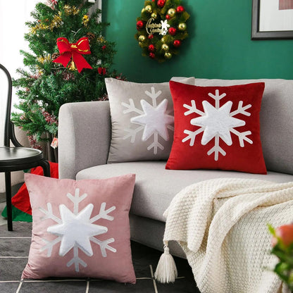 Velvet Decorative Christmas Pillow Covers