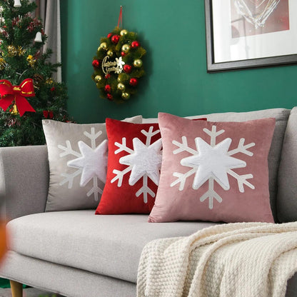 Velvet Decorative Christmas Pillow Covers