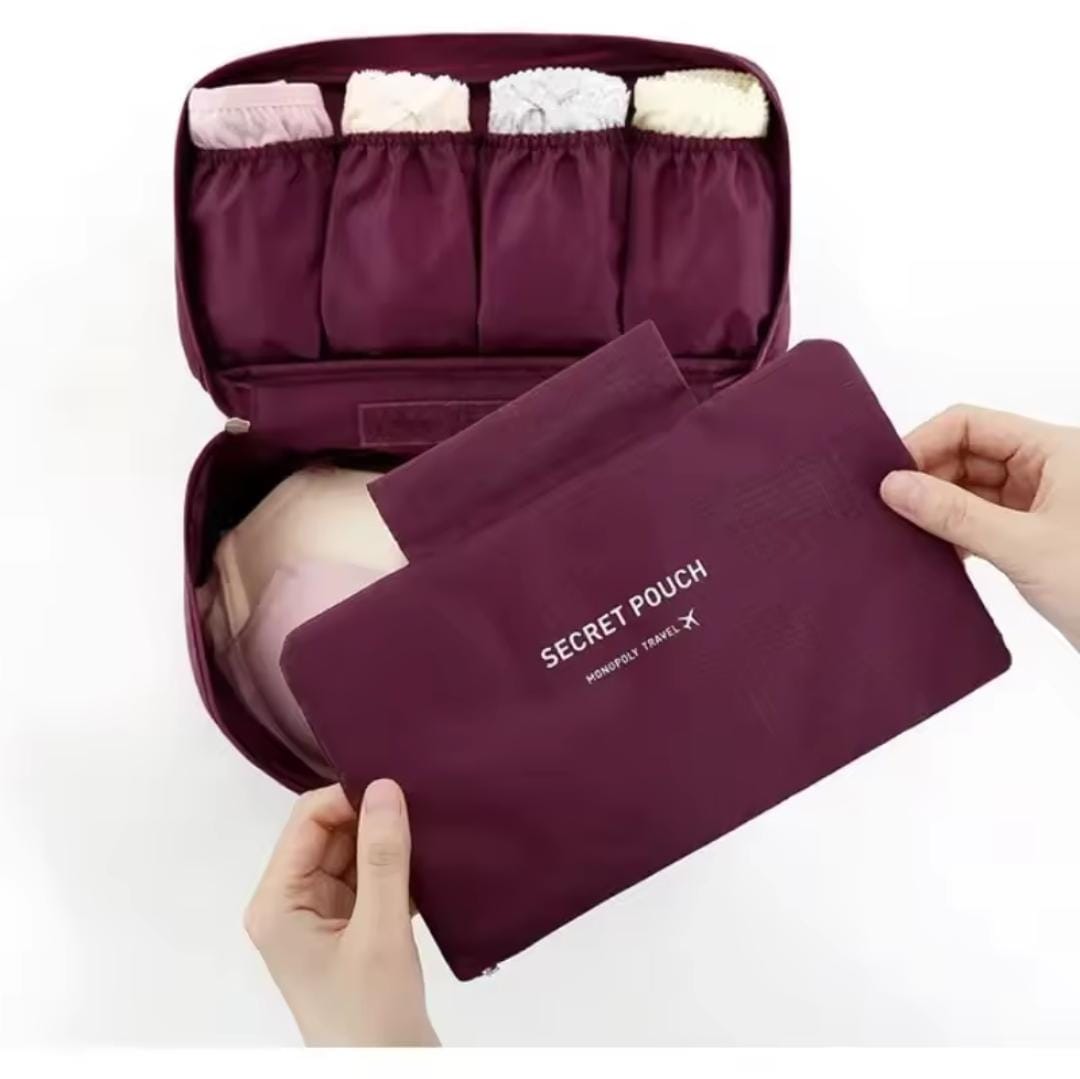 Travel Underwear Pouch | Multifunctional Bra & Lingerie Organizer