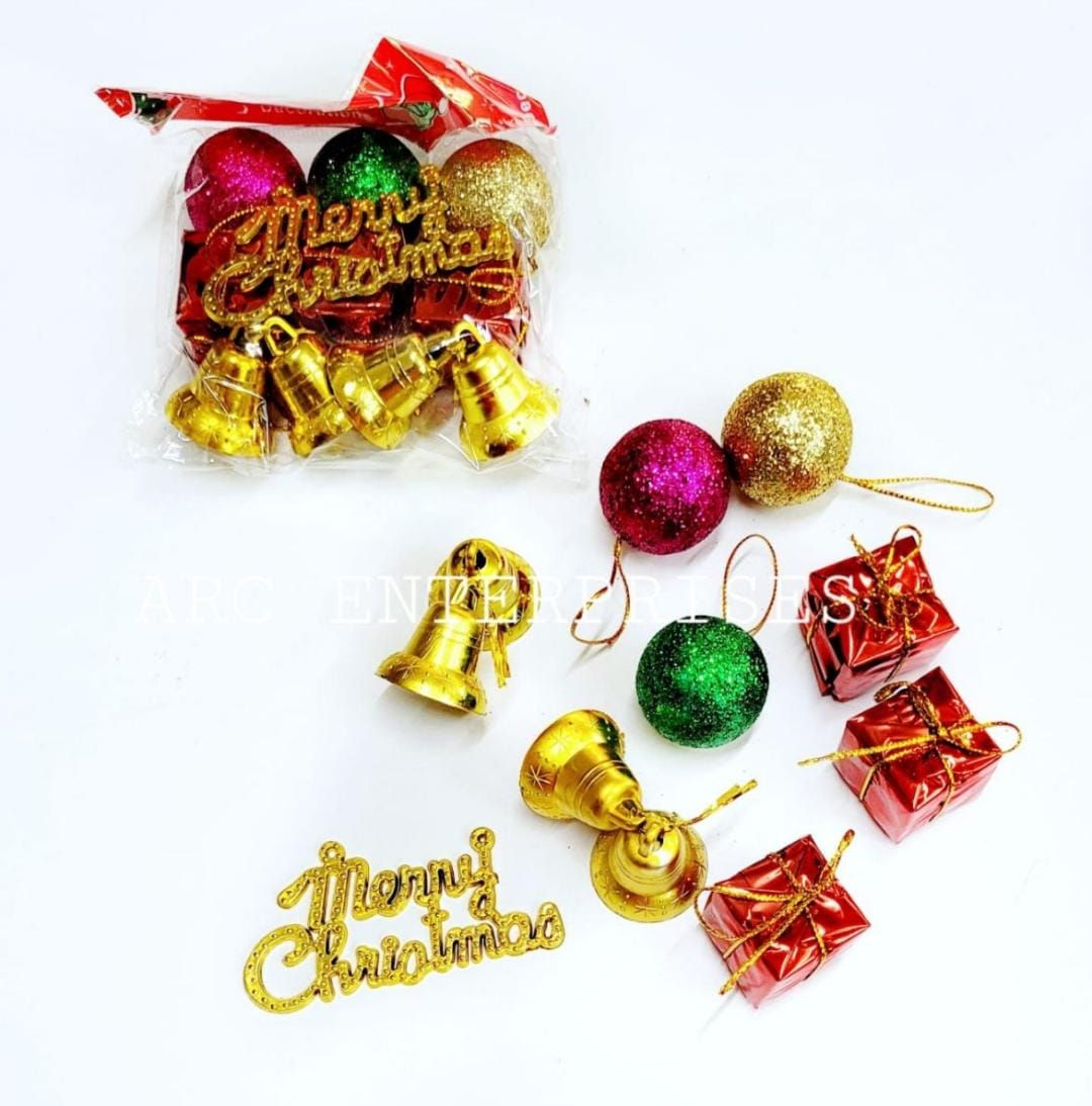 10pcs Christmas Decor Accessories Add Festive Charm to Your Home