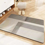 Geometric Pattern Anti-Slip Door/Bath Mat 50x80cm