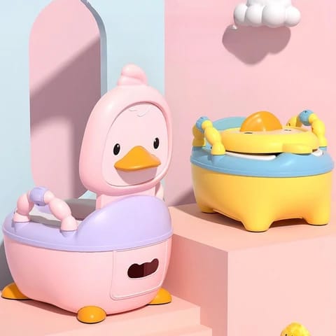 High Quality Kids Potty | Cartoon Duck Baby Toilet Seat