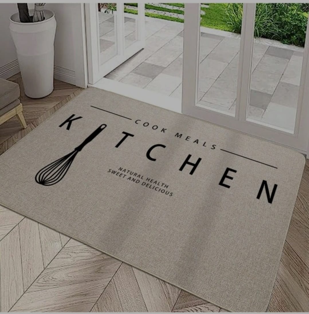 High Absorbent Rubber Bottom Kitchen Mat |60 x 40cm