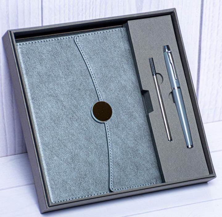 Executive Notebook Gift Set | LeatherBound Notebook & Refillable Pen