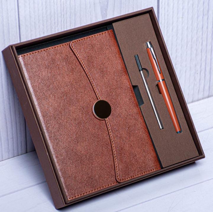 Executive Notebook Gift Set | LeatherBound Notebook & Refillable Pen