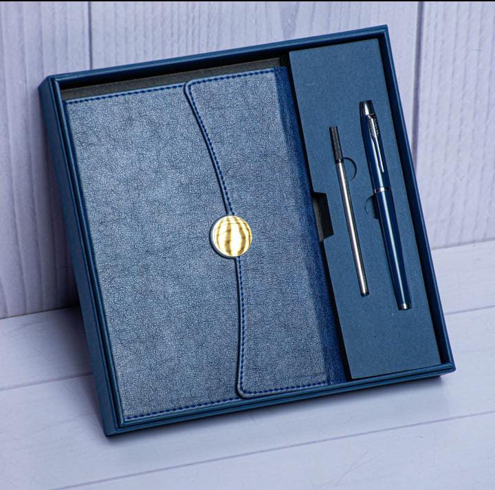 Executive Notebook Gift Set | LeatherBound Notebook & Refillable Pen