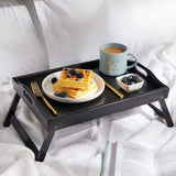 High Quality Black Foldable Breakfast in Bed Tray