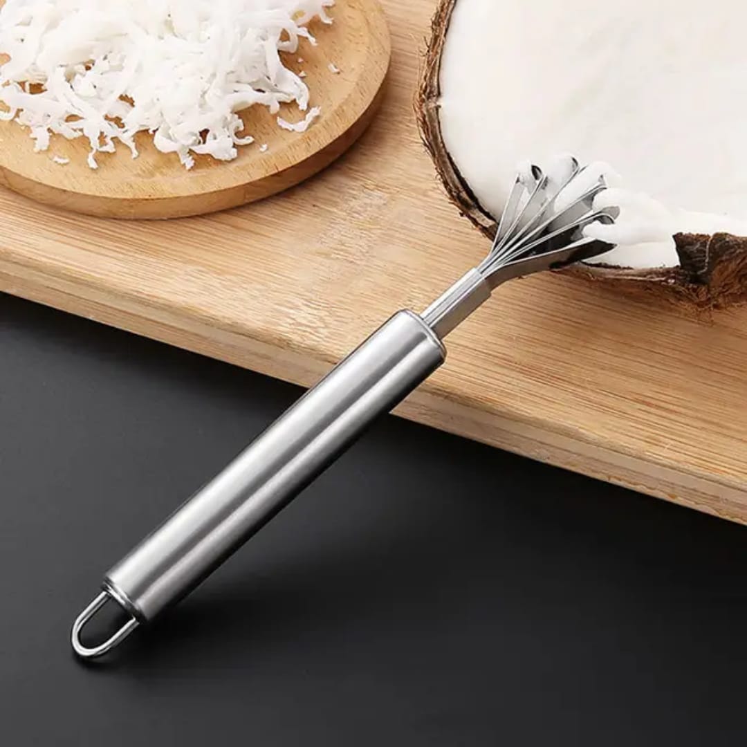 Stainless Steel Coconut Grater | Durable & Easy to Clean