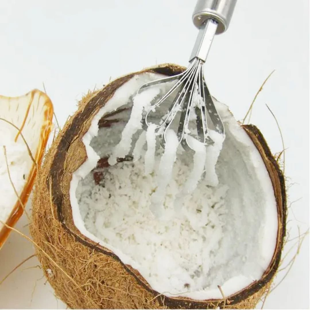 Stainless Steel Coconut Grater | Durable & Easy to Clean