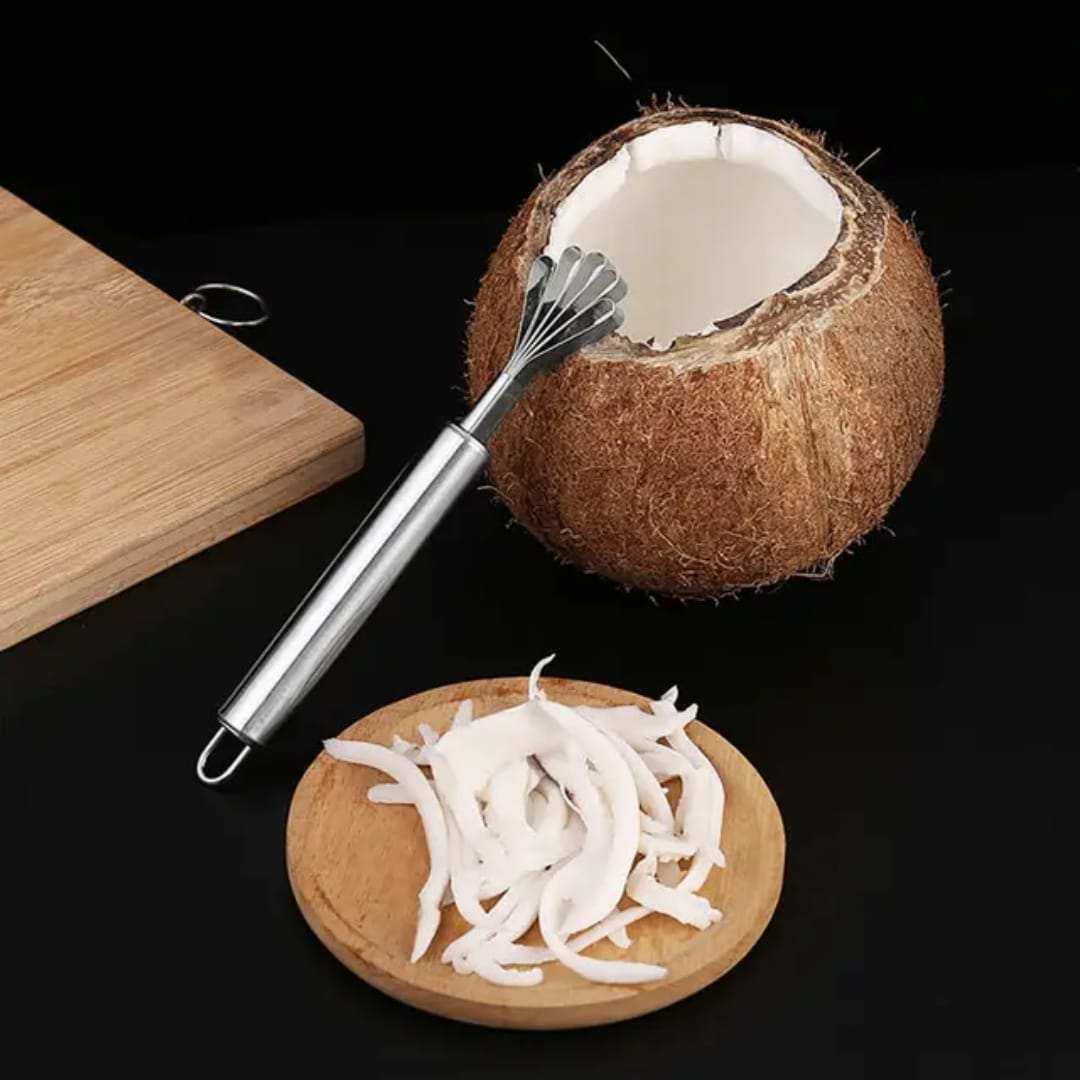 Stainless Steel Coconut Grater | Durable & Easy to Clean