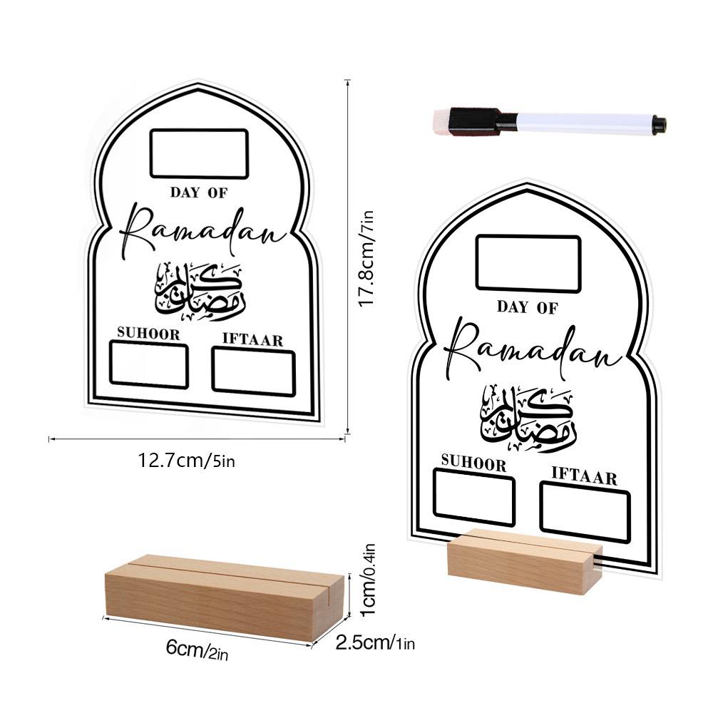 Acrylic Ramadan Calendar / Ramadan Decor