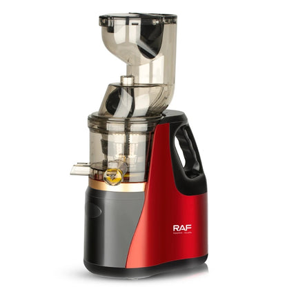 RAF Electric Slow Juicer | 150W Cold-Press Fruit Juicer Machine | Easy Wash, Large Caliber | 220V