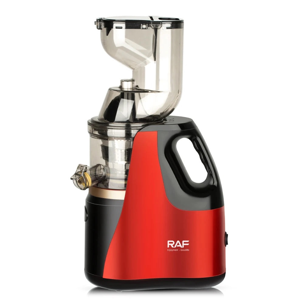 RAF Electric Slow Juicer | 150W Cold-Press Fruit Juicer Machine | Easy Wash, Large Caliber | 220V