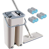 Vertex Magic Mop + Bucket Set with Extra Microfiber Cloth | Rotating Head for Easy, Efficient Cleaning