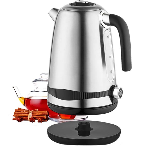 Signature 1.7L Cordless Electric Kettle | 2200W Fast Boiling & High Efficiency Heating | Durable, Safe Design