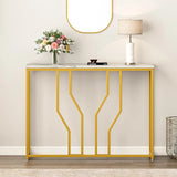 Hallway Console Table | MDF with Steel Frame | 120 x 30 x 60 cm | Up to 30 kg Load Capacity