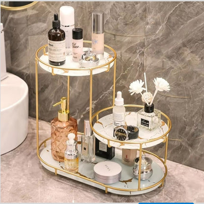 Light Luxury Storage Shelf / Cosmetics Toiletries Organizer