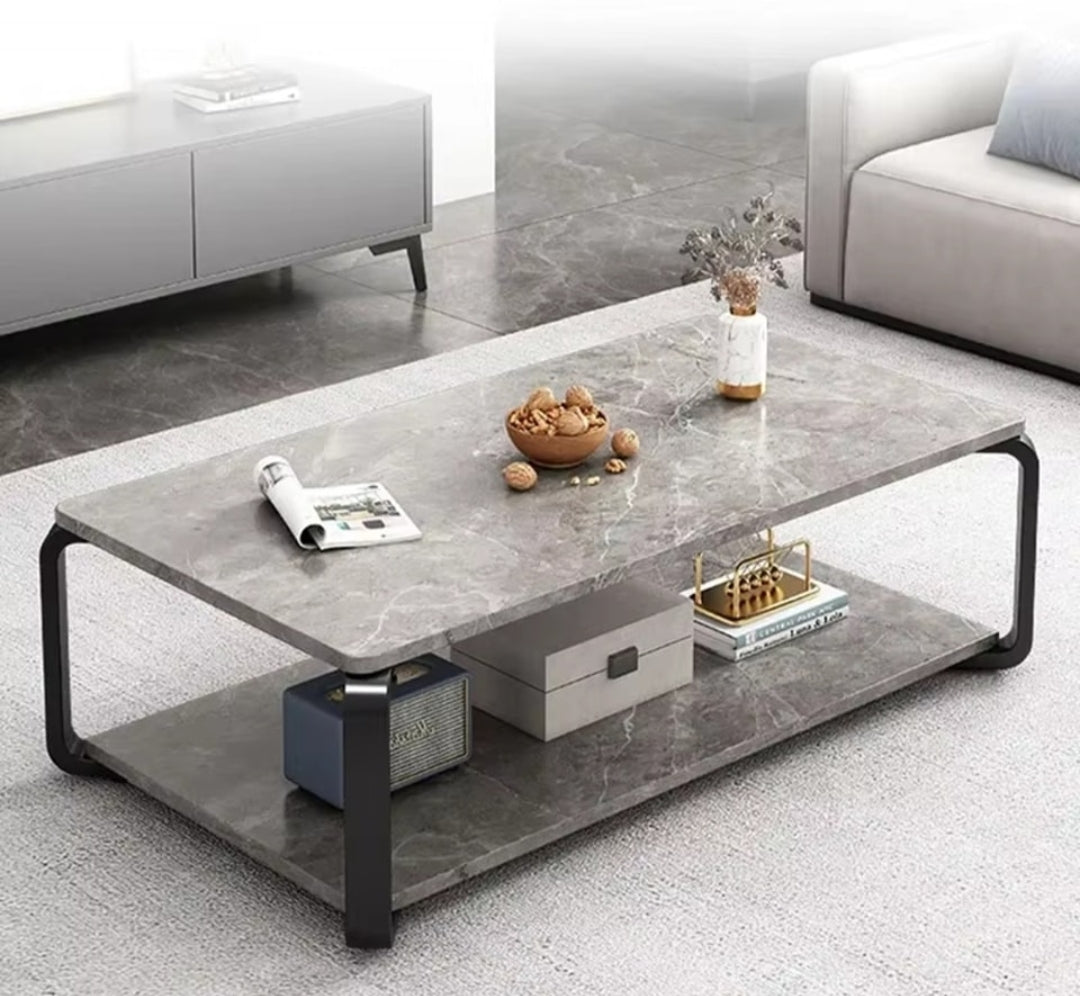 Modern Design Ergonomic Coffee Tea Table (MDF) C-21 | 120cm x 60cm | Sleek and Stylish