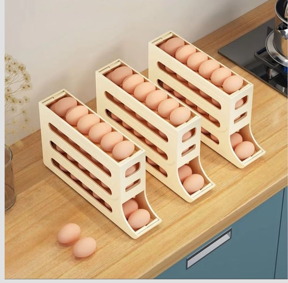 4-Layer Automatic Egg Roller Sliding Tray