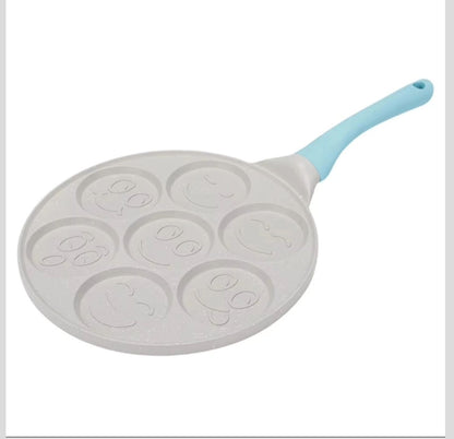 Non-stick Ceramic Coating 7-Hole Die Cast Aluminium Pan | Heat-resistant | 46cm x 7.1cm