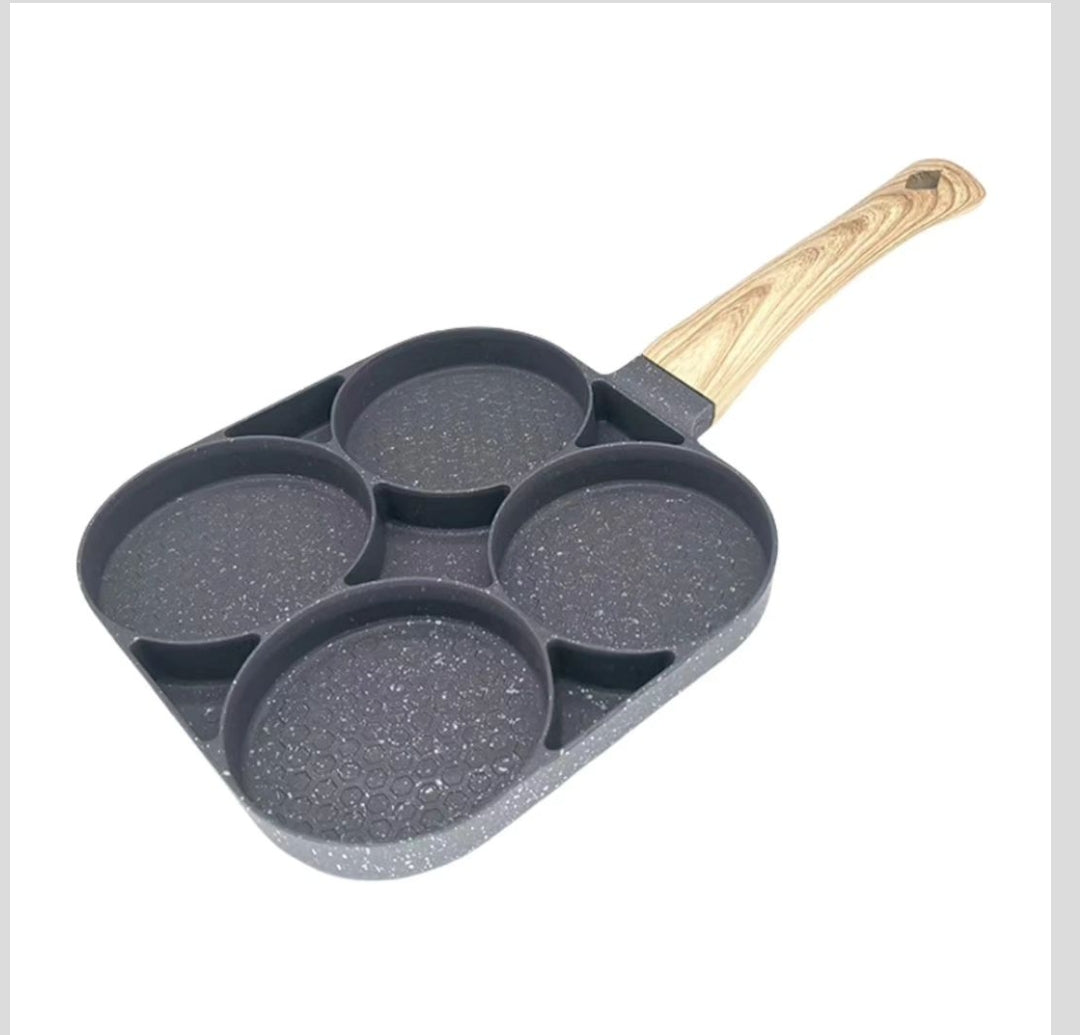 Non-stick Ceramic Coating 7-Hole Die Cast Aluminium Pan | Heat-resistant | 46cm x 7.1cm