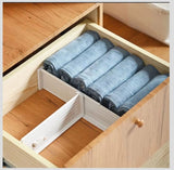 Multifunctional Adjustable Storage Drawers Divider Retractable Plastic | Drawer Partition Holder Household Storage Clapboard Kitchen Organizer | Adjustable Size:  38cm  - 54.5 cm