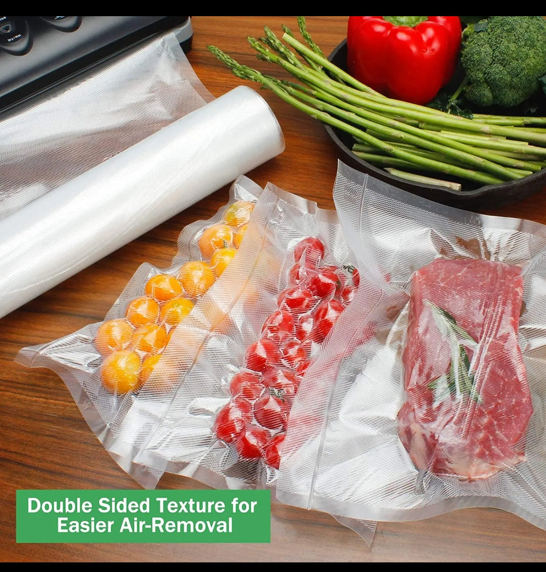 BPA-Free Vacuum Sealer Rolls – Commercial Grade Bag Rolls for Food Saver & Vacuum Storage (20cm x 610cm)