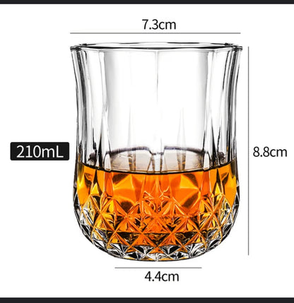 6-Piece Whisky Glass Set – Elegant and Durable Glassware for Whiskey Lovers