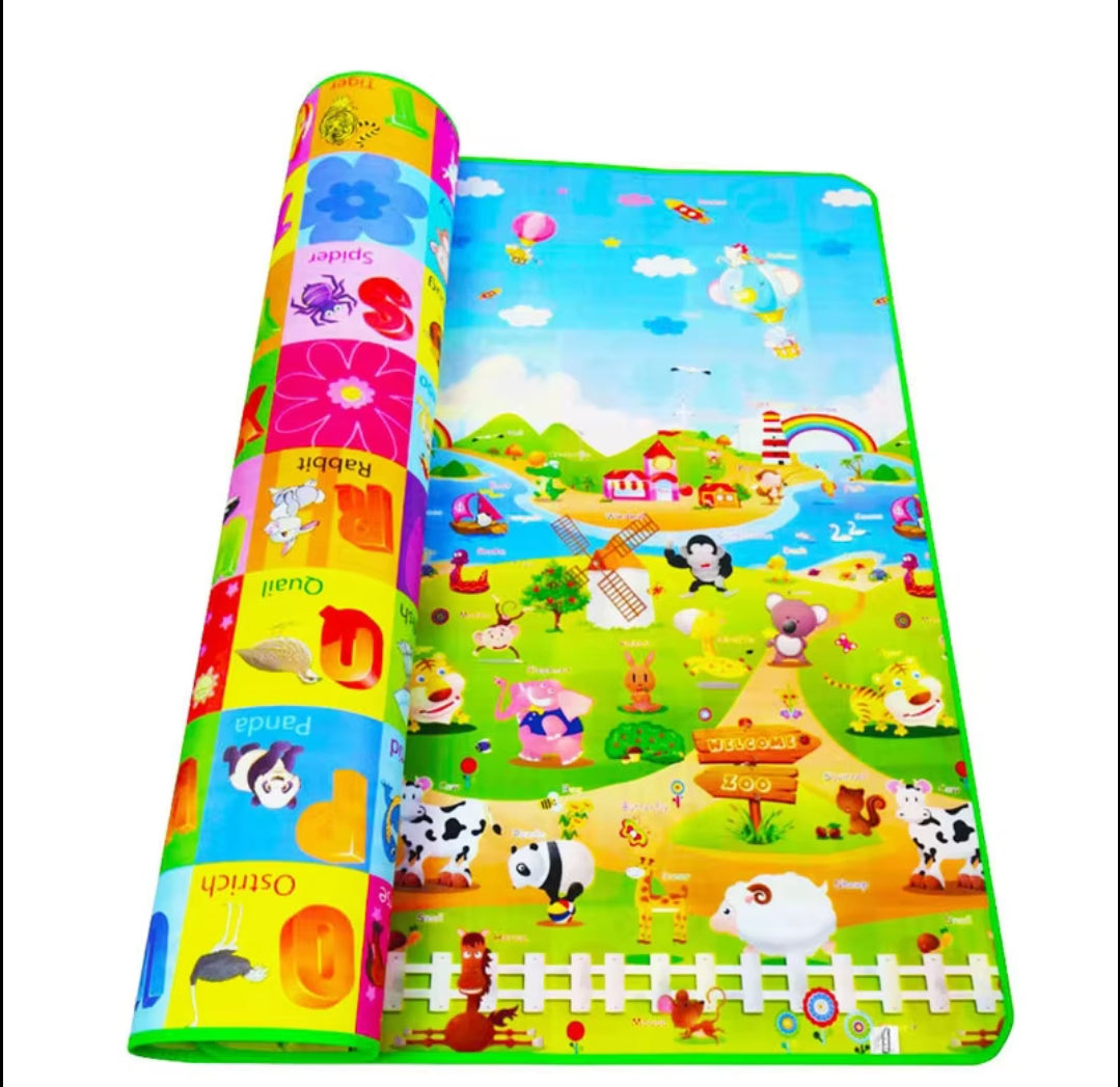 Puzzle Play Mat 1.6x1.8M Interlocking Foam Flooring for Baby Crawling, Play, or Bed Mat